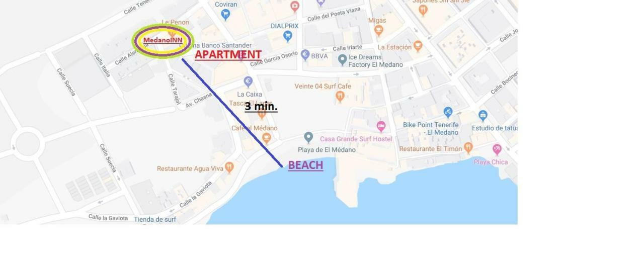 El ático de David y Deisy Apartamento El Médano Exterior foto